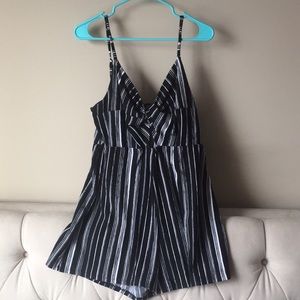 Twist front romper